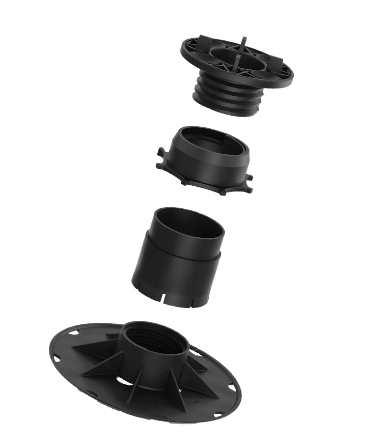 Raised Floor System Adjustable Floor & Deck Pedestals