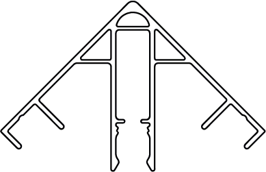 Aluminium Inside Corner Base for UH61/UH58